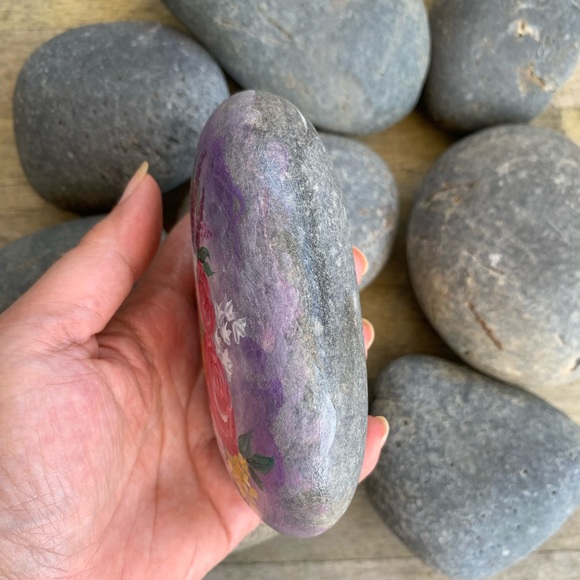 Painted Rock Flowers - Picture 6 of 7